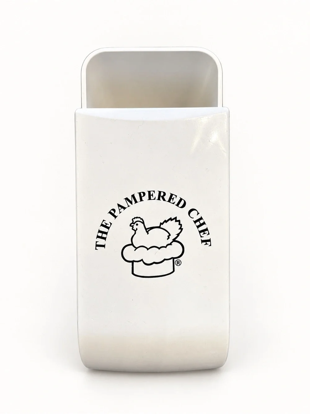 The Pampered Chef White Adjustable Measuring cup Dry Measure 1/4 to 1 cup